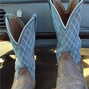 Twisted X Blue and Brown Women's Boots